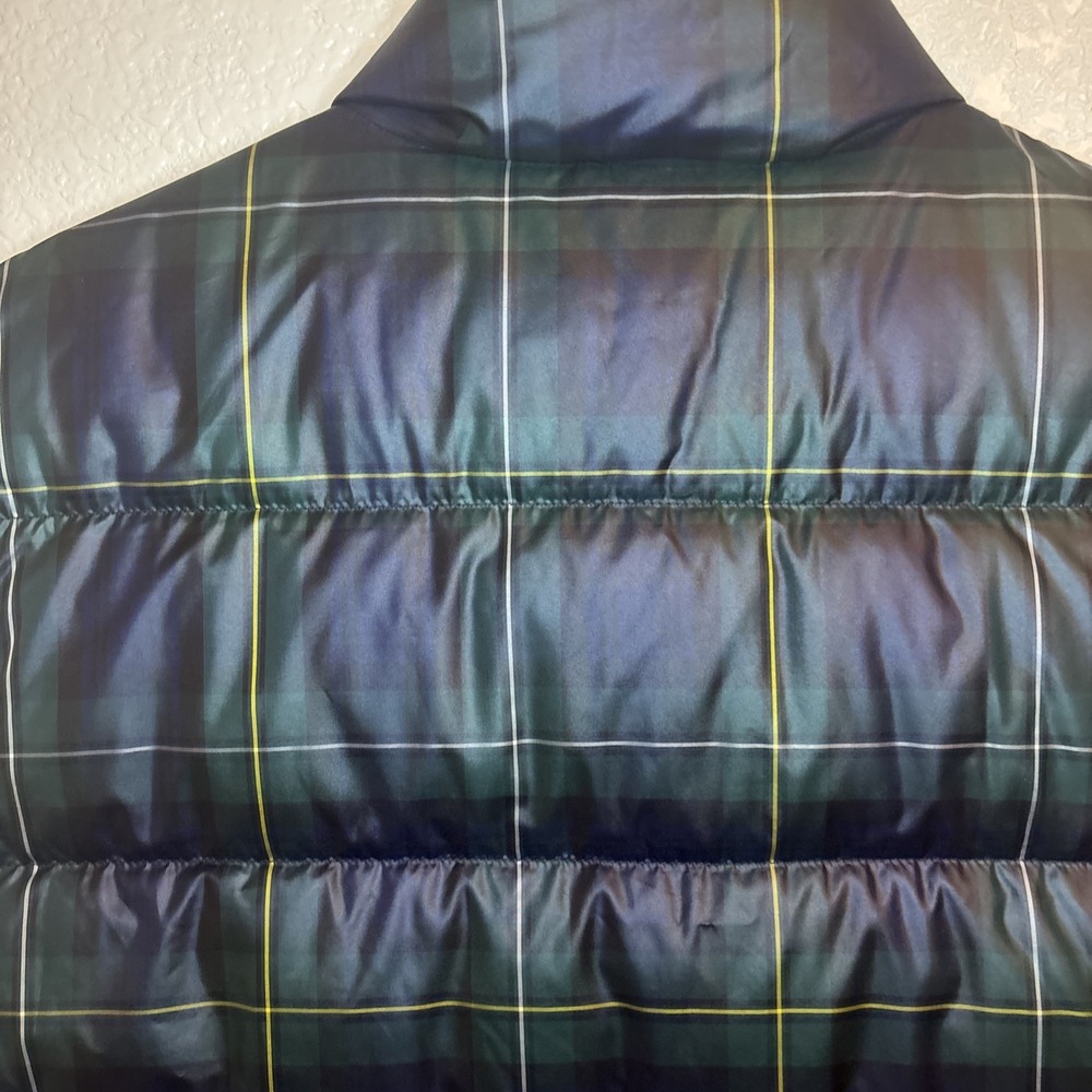 Brooks Brothers Puffer Vest Mens Size L Blue Down Fill * - Picture 12 of 14